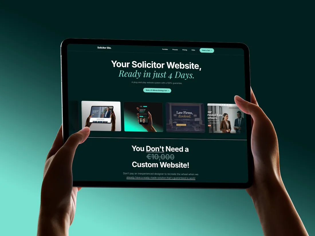 Solicitor Sites — Legal & Professional Services Showcase website built by Gillty Design